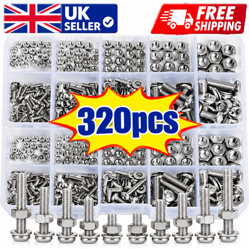 320pcs stainless steel screw - 320pcs,