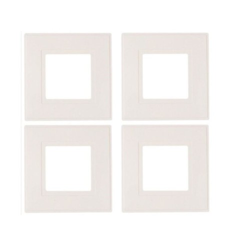 White single finger - white, plates