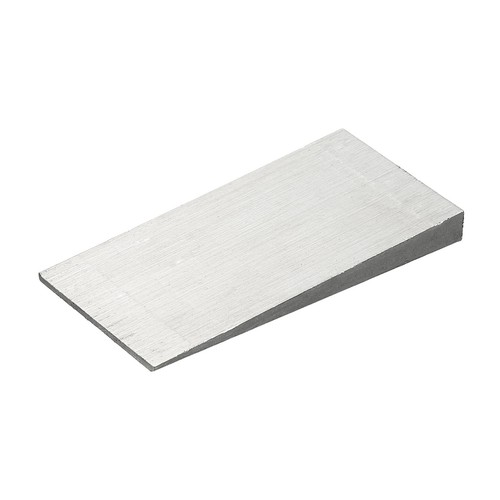 Metal wedge shims 4x2x0 - metal, 4x2x0.4"