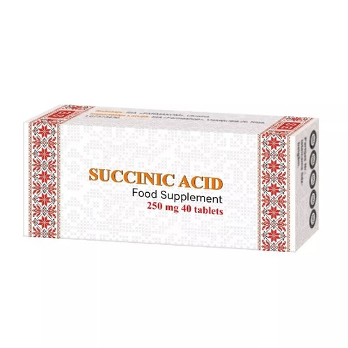 Succinic acid tablets 4 - acid, 40