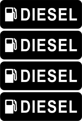 Sticker diesel only - diesel, 4