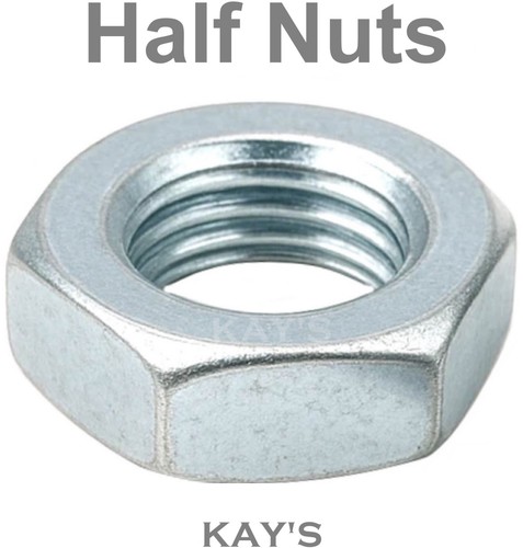 Half lock nuts zinc plated - lock,