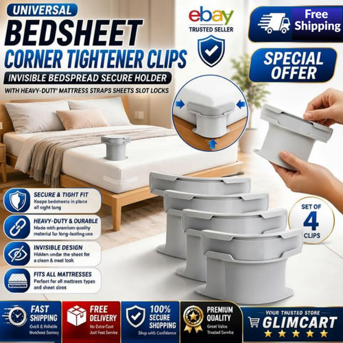 4pcs bed sheet mattress holder - 4pcs,