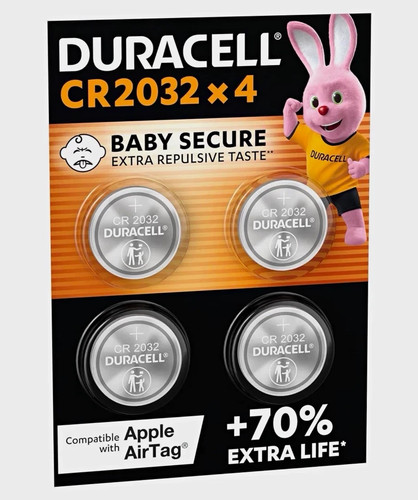 Duracell 2032 lithium coin - lithium,