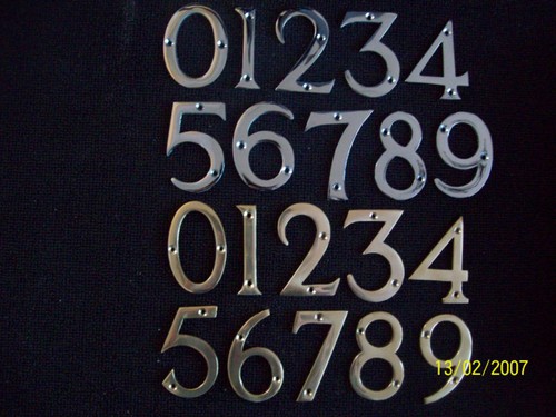 75mm house door numbers - house,