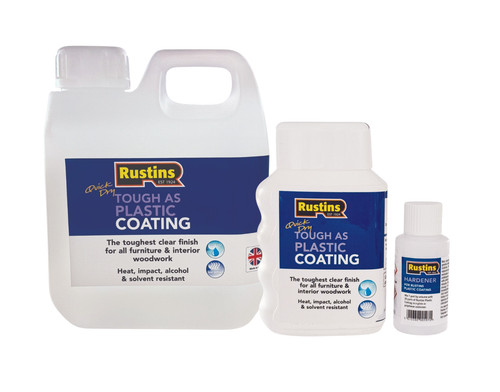 Tough plastic coating for - plastic,