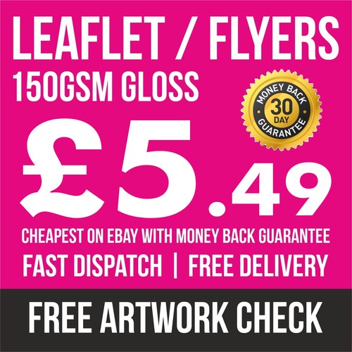 1000 flyers leaflets - a5, a4