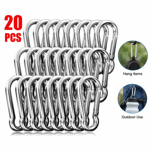 Stainless steel carabiner snap