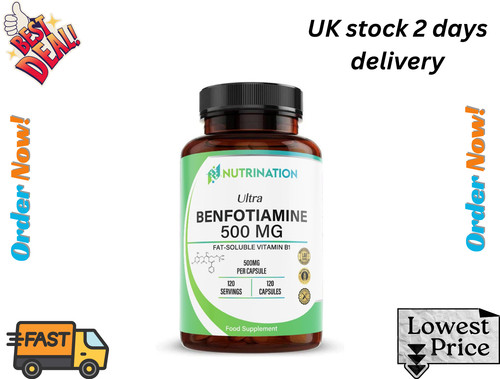 Benfotiamine 500mg 120 - 500mg, x