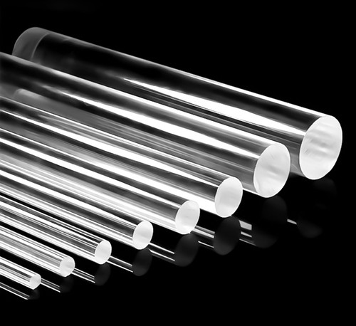 Clear acrylic perspex - acrylic, round