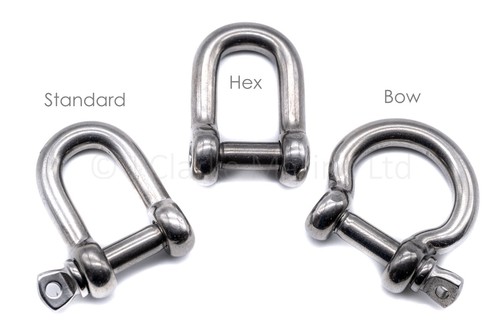 Stainless steel shackle bow - a4,