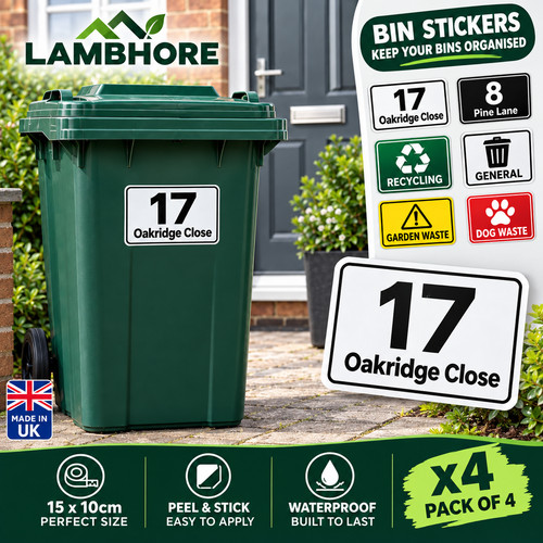Personalised wheelie bin - 4,