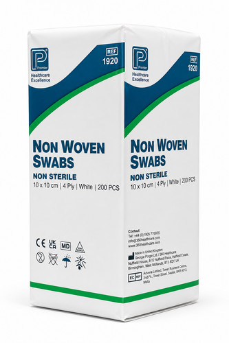 Non woven swabs 10x10cm - swabs, 4