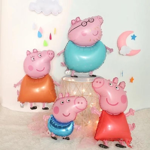 4pcs peppa pig george foil - george,