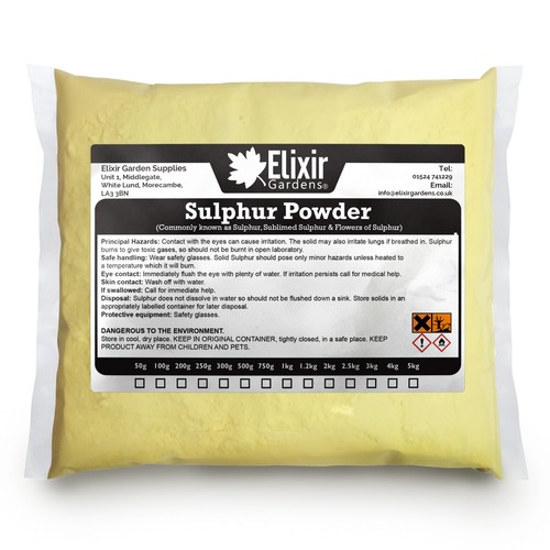 Sulphur powder flowers - sulphur,