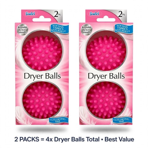 Dryer balls 2pk reusable - balls, eco