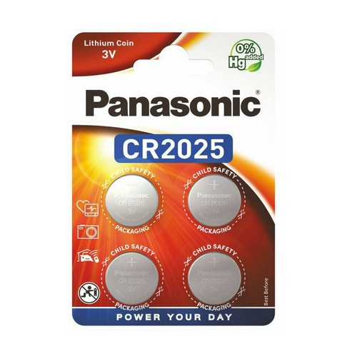 Panasonic cr2025 lithium - 4, x