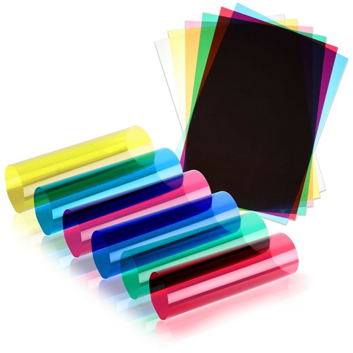 Coloured acetate sheets - coloured, a4