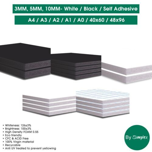 Foam board size - board, a3,