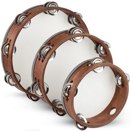 Wooden tambourine drum - tambourine,