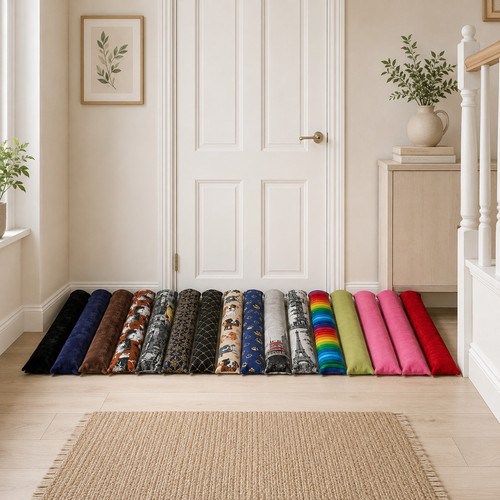 New fabric draught - fabric, excluders