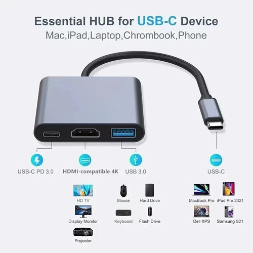 Usb hdmi adapter - c, 4k