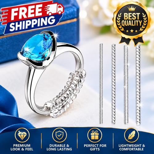 4pcs ring size adjuster clear - ring,