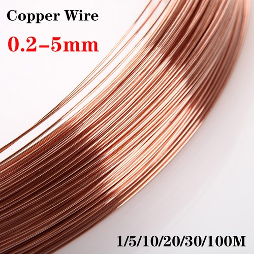 Copper wire round - round, bare