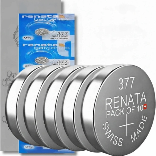 10x renata 377 - 377, batteries